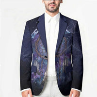 Dreamcatcher Native American Blazer Feathers and Starry Night Sky The Dream Weaver Theme - Wonder Print Shop