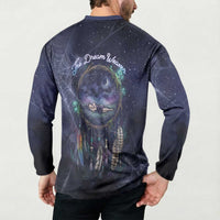 Dreamcatcher Native American Button Sweatshirt Feathers and Starry Night Sky The Dream Weaver Theme - Wonder Print Shop