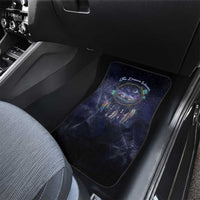 Dreamcatcher Native American Car Mats Feathers and Starry Night Sky The Dream Weaver Theme - Wonder Print Shop