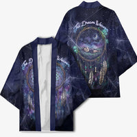 Dreamcatcher Native American Kimono Feathers and Starry Night Sky The Dream Weaver Theme - Wonder Print Shop