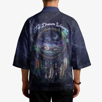Dreamcatcher Native American Kimono Feathers and Starry Night Sky The Dream Weaver Theme - Wonder Print Shop