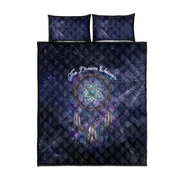 Dreamcatcher Native American Quilt Bed Set Feathers and Starry Night Sky The Dream Weaver Theme - Wonder Print Shop