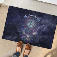 Dreamcatcher Native American Rubber Doormat Feathers and Starry Night Sky The Dream Weaver Theme - Wonder Print Shop