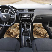 Buffalo Skull Native American Car Mats Tribal Symbols and Mountain Scene Great Herd and Plains Guardians - Wonder Print Shop