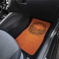Kokopelli Tribal Car Mats Native American Southwestern Petroglyph Patterns Sunset Landscape - Wonder Print Shop