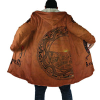 Kokopelli Tribal Cloak Native American Southwestern Petroglyph Patterns Sunset Landscape - Wonder Print Shop