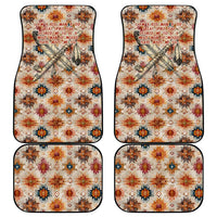 Sitting Bull Portrait Car Mats Native American Tipi with Feathers and Spears Indigenous Pride - Wonder Print Shop