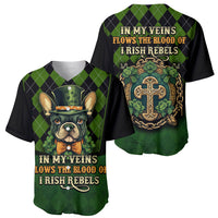 In My Veins Flows The Blood Of Irish Rebels Baseball Jersey - Wonder Print Shop