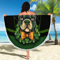 In My Veins Flows The Blood Of Irish Rebels Beach Blanket - Wonder Print Shop