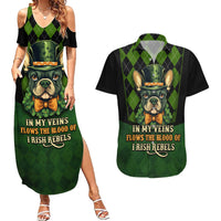 In My Veins Flows The Blood Of Irish Rebels Couples Matching Summer Maxi Dress and Hawaiian Shirt - Wonder Print Shop