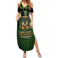 In My Veins Flows The Blood Of Irish Rebels Family Matching Summer Maxi Dress and Hawaiian Shirt - Wonder Print Shop