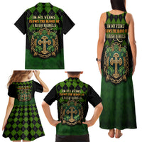 In My Veins Flows The Blood Of Irish Rebels Family Matching Tank Maxi Dress and Hawaiian Shirt - Wonder Print Shop