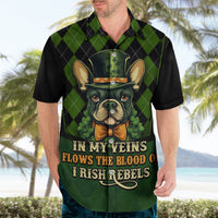 In My Veins Flows The Blood Of Irish Rebels Hawaiian Shirt - Wonder Print Shop