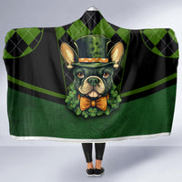 In My Veins Flows The Blood Of Irish Rebels Hooded Blanket