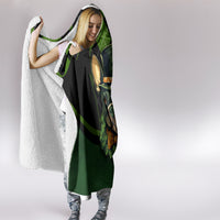 In My Veins Flows The Blood Of Irish Rebels Hooded Blanket