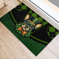 In My Veins Flows The Blood Of Irish Rebels Rubber Doormat - Wonder Print Shop