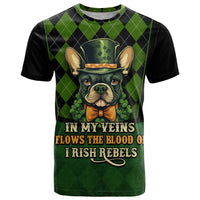 In My Veins Flows The Blood Of Irish Rebels T Shirt - Wonder Print Shop