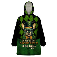 In My Veins Flows The Blood Of Irish Rebels Wearable Blanket Hoodie - Wonder Print Shop