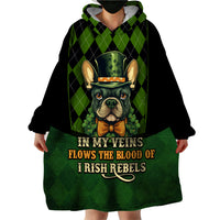 In My Veins Flows The Blood Of Irish Rebels Wearable Blanket Hoodie - Wonder Print Shop