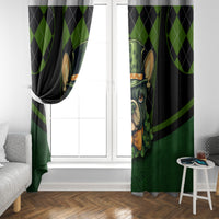 In My Veins Flows The Blood Of Irish Rebels Window Curtain - Wonder Print Shop
