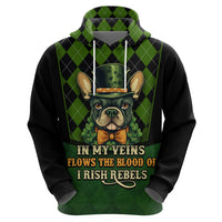 In My Veins Flows The Blood Of Irish Rebels Zip Hoodie - Wonder Print Shop