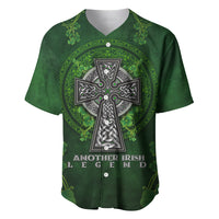 Irish Cross Mix With Shamrock Floral Baseball Jersey - Wonder Print Shop