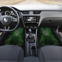 Irish Cross Mix With Shamrock Floral Car Mats - Wonder Print Shop