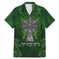 Irish Cross Mix With Shamrock Floral Family Matching Mermaid Dress and Hawaiian Shirt - Wonder Print Shop