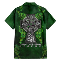 Irish Cross Mix With Shamrock Floral Family Matching Puletasi and Hawaiian Shirt - Wonder Print Shop