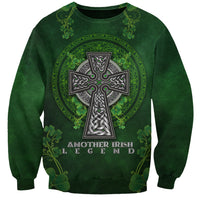 Irish Cross Mix With Shamrock Floral Sweatshirt - Wonder Print Shop