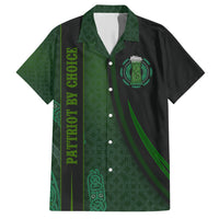 Beer Cup Pattern And Celtic Circle Green Hawaiian Shirt - Wonder Print Shop