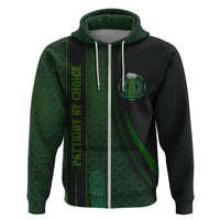 Beer Cup Pattern And Celtic Circle Green Hoodie - Wonder Print Shop
