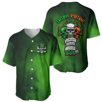 Irish Pride - Skull Cross Mix Baseball Jersey - Wonder Print Shop
