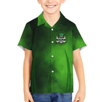 Irish Pride - Skull Cross Mix Kid Hawaiian Shirt - Wonder Print Shop