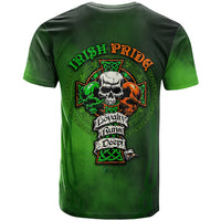Irish Pride - Skull Cross Mix T Shirt - Wonder Print Shop