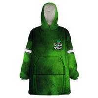 Irish Pride - Skull Cross Mix Wearable Blanket Hoodie - Wonder Print Shop