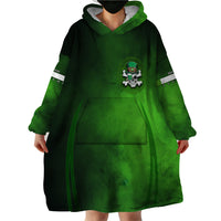 Irish Pride - Skull Cross Mix Wearable Blanket Hoodie - Wonder Print Shop