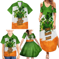 The Irish Man Family Matching Summer Maxi Dress and Hawaiian Shirt - Wonder Print Shop