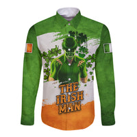 The Irish Man Long Sleeve Button Shirt - Wonder Print Shop