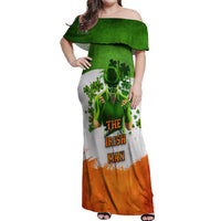 The Irish Man Off Shoulder Maxi Dress - Wonder Print Shop