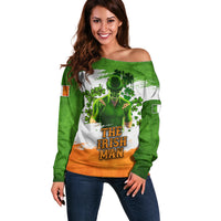 The Irish Man Off Shoulder Sweater - Wonder Print Shop