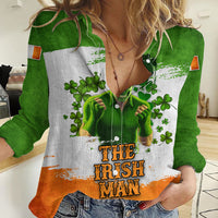 The Irish Man Women Casual Shirt - Wonder Print Shop