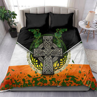 Irish Cross Mix With Shamrock Floral And Flag Bedding Set - Wonder Print Shop