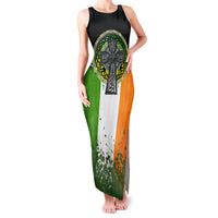 Irish Cross Mix With Shamrock Floral And Flag Family Matching Tank Maxi Dress and Hawaiian Shirt - Wonder Print Shop