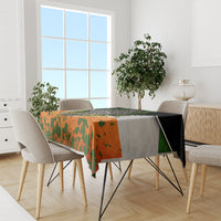Irish Cross Mix With Shamrock Floral And Flag Tablecloth - Wonder Print Shop