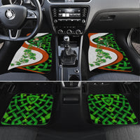 Patrick Day - Irish Cross - Lucky Girl Car Mats - Wonder Print Shop
