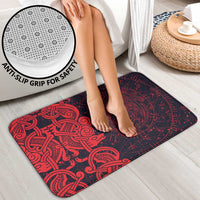 Norse Viking Dragon Bathroom Set Celtic Knotwork and Runic Mythology Art