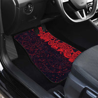 Norse Viking Dragon Car Mats Celtic Knotwork and Runic Mythology Art