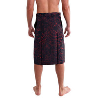 Norse Viking Dragon Lavalava Celtic Knotwork and Runic Mythology Art