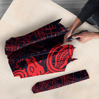 Norse Viking Dragon Umbrella Celtic Knotwork and Runic Mythology Art